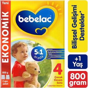 Bebelac 4 Devam Sütü 800 G