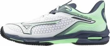 MIZUNO Wave Exceed Tour 6 AC Erkek Tenis Ayakkabısı Beyaz / Mavi 41 Numara