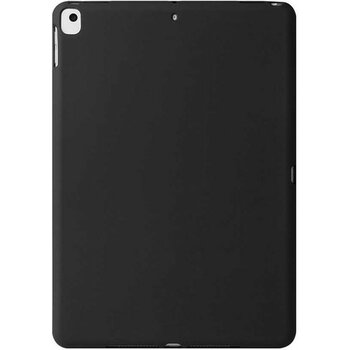 Case 4U Apple iPad 10.2 2021 (9.Nesil) Kılıf Darbe Emici Süper Silikon Arka Kapak Şeffaf - Siyah