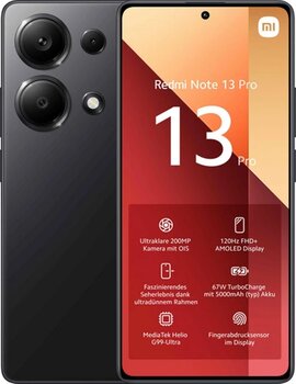 Xiaomi Redmi Note 13 Pro 512 Gb 12 Gb Ram (Xiaomi Türkiye Garantili) Siyah