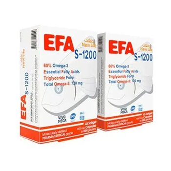 New Life EFA S-1200 Omega-3 2x45 Kapsül Balık Yağı