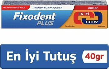 Fixodent Diş Protez Yapıştırıcı Krem Güçlü Tutuş 40G Aromasız Premium Formül