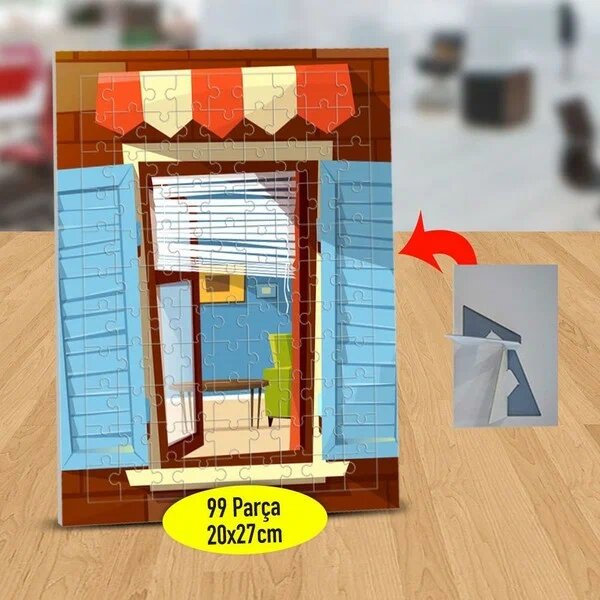 Asilmeydan Brandalı Açık Kapı 99 Parça Puzzle Yapboz