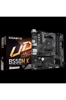 Gigabyte B550m K Ddr4 4733mhz(oc) Hdmı M.2 Dp Matx Am4