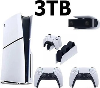 Playstation 5 Slim Cd Edition 3TB +2.Dualsense Kol + Kamera+ Şarj istasyonu