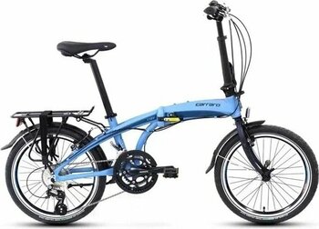 Carraro Flexi 116 V Mat Mavi Siyah Katlanabilir Katlanır Bisiklet
