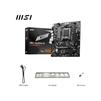 Assess Store Msı Pro B650M-B Ddr5 Amd B650 Am5 Soket Ddr5 6800+(OC) Mhz Matx Anakart