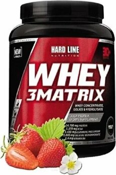 Hardline Nutrition Whey 3 Matrix Çilekli Tozu Protein 908 g