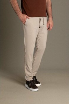 Zeki Özer Erkek Bej Ipli Jogger Pantolon - 38