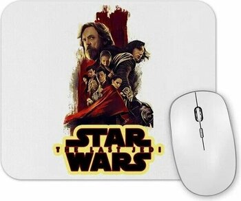 Baskı Dükkanı Star Wars 04 Beyaz Mouse Pad