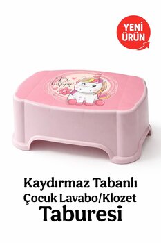 Funny Life Kaydırmaz Tabanlı Çocuk Basamağı - Çocuk Kaymaz Basamak