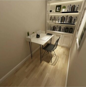 Touch Home Rustik Beyaz 90x60x75 cm Çalışma Masası