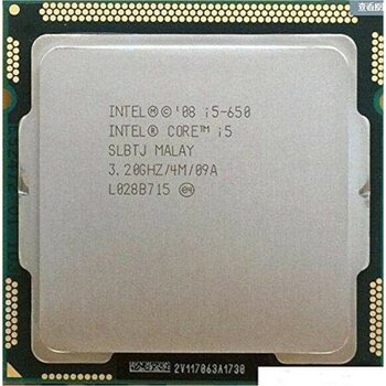 Intel Core I5-650 3.20 Ghz Çift Çekirdekli Quad-Thread 4 MB Önbellek 73 W Cpu Işlemci Lga 1156  Tray Fansız