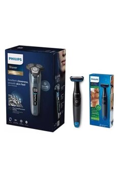 Philips Shaver Series 8000 S8692/35 Aquatouch Islak Kuru Tıraş Makinesi + Bg1024 Vücut Tıraş Makinesi Seti