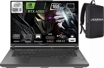 Asus Rog Strix G16 G614JVR-N3096-41 Intel Core I9 14900HX 48GB 512GB SSD RTX4060 WIN11 Pro 16" Fhd Taşınabilir