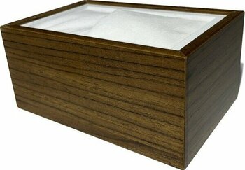 Mimoza Ahşap Masaüstü Yatay Peçetelik Dispenser - 24 Adet - Ceviz