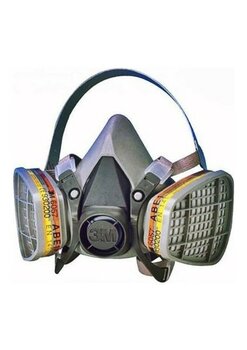 3M6200 Gaz Maskesi Standart Beden +6059 Abek1 Filtre Dahil Set