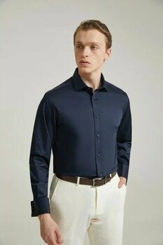 Ds Damat Regular Fit Lacivert 3XL Gömlek