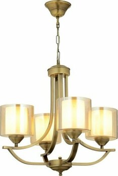 AVONNI AV-65228-4E Eskitme Kaplama Modern Avize E27 Metal Cam 55cm