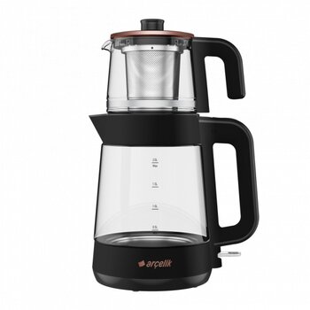 Arçelik Cm 6964 Siyah Cam Çay Makinesi