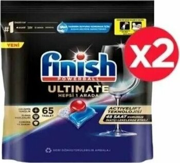 Finish Quantum Ultimate 130 Kapsül Bulaşık Makinesi Tableti