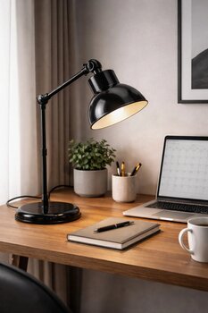 ARTILED Modern Endüstriyel Masa Lambası – Hareketli Metal Gövde – E27 Duy – Ofis & Çalışma Masası Lambası