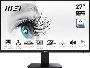 MSI PRO MP273A 27 inç 1920 x 1080 Full HD Monitör