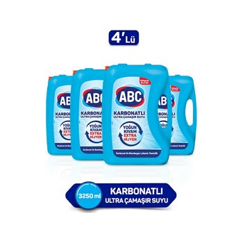 Abc Karbonatlı Ultra Çamaşır Suyu 4 X 3250 Ml