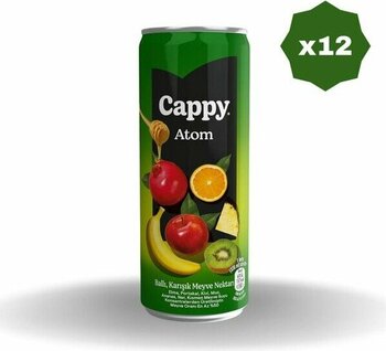Cappy Atom Nektarı Kutu 330 ml - (12 Adet)