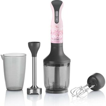 Arzum Pembe El Blender Seti 1200 Watt Kiraz Çiçeği Tasarımı Hafif ve Kullanışlı Çok Amaçlı Kullanım