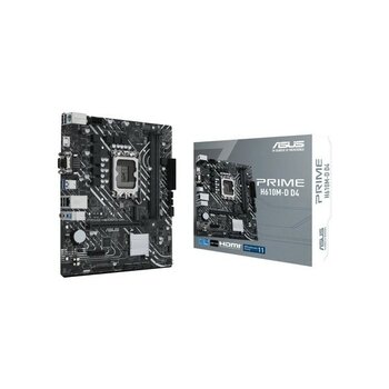 Asus Intel Prıme H610M-D D4 Ddr4 3200 D-Sub, HDMI Glan M.2 1700P RS232+USB3.2 (12-13. Nesil)