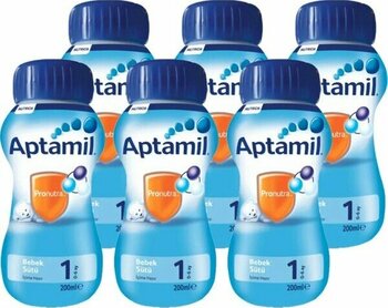 Aptamil Sıvı Bebek Sütü No:1 200 ml x 6 Adet