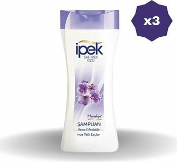 İpek İnce Telli Saçlar İçin Menekşe Özlü Şampuan 480 ml - 3 Adet