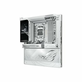 Mabelme Rog Crosshaır X870E Glacıal Amd X870E Am5 Anakart, Ddr5 9200, 2x Usb4, 7x M.2, Wifi 7, Bluetooth, 2x 10GBIT Lan, Eatx, 24+2+2 Güç Aşamaları