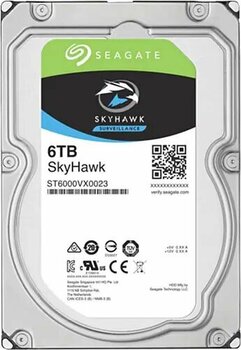 Seagate SkyHawk ST6000VX0023 6 TB 7200 RPM 195 MB/s 4.0 ms Harddisk