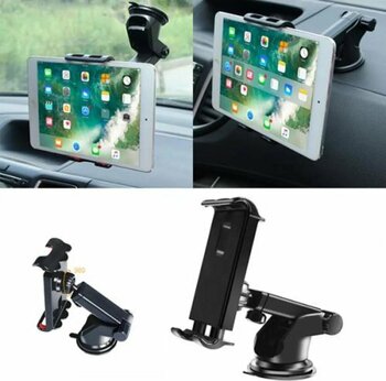 coofbe Teleskopik Vantuzlu Araç Tablet Tutucu Araç Telefon Tutucu Torpido Üzeri Cama Yapışan Araç Ta