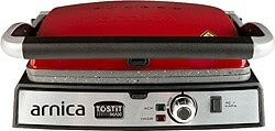 Arnica Tostit Maxi Granit Kırmızı 2000 W Tost Makinesi