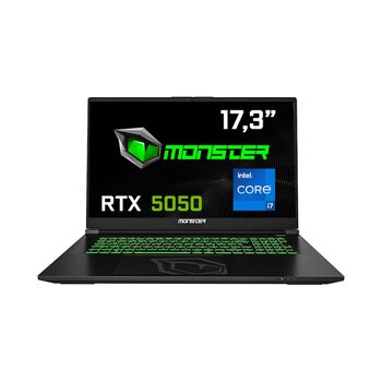 Monster Abra A7 V16.2.5 Intel Core I7 13700hx 32 Gb 1 Tb Ssd 8 Gb Rtx 5050 17.3" W11h Fhd Oyuncu Dizüstü Bilgisayarı