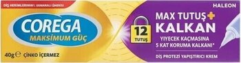 Corega Max Tutuş + Kalkan Diş Protez Yapıştırıcı Krem 40 G