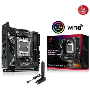 Asus Rog Strıx B850-I Gamıng Wıfı7 Ddr5 Hdmı-Dp Pcıe 5.0 Am5 Mıtx