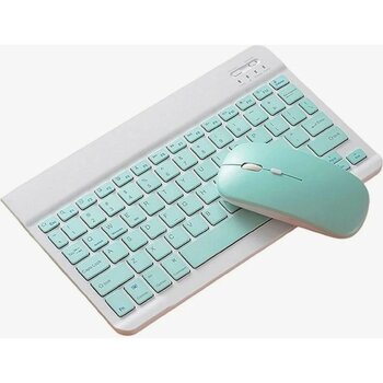 Redmi Pad Pro Uyumlu Bluetooth Klavye Mouse Set - Yeşil