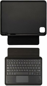Siyah 11 inç Border Keyboard Bluetooh Bağlantılı Standlı Klavyeli Tablet Kılı iPad Pro 3. nesil ile uyumlu