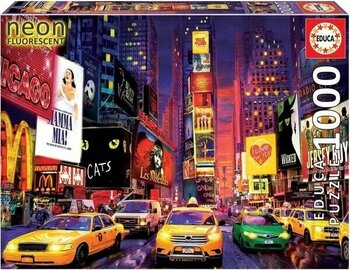 Educa New York Tımes Meydanı Neon 1000 Parça Puzzle