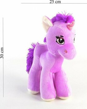 Can-Em Oyuncak Peluş 30 Cm Renkli Ayakta Sevimli At