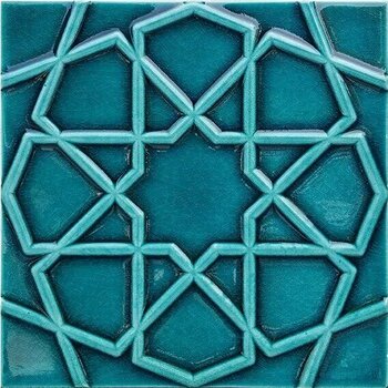 Armada Çini Turkuaz 20 cm x 20 cm Çini Karo