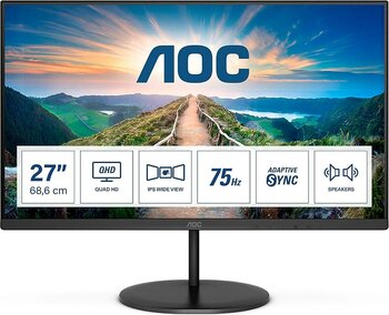AOC Q27V4EA 27" 4 ms 2K IPS 75 Hz Monitör