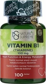Natures Supreme Vitamin B1 100 Mg 100 Kapsül Aromasiz