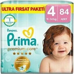 Prima Premium Care 4 Beden 9-14 kg Bebek Bezi