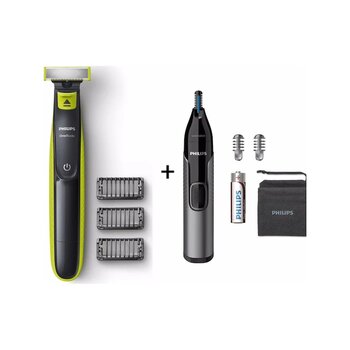 Philips Qp2724 Oneblade Şekillendirici Tıraş Makinesi + Kaş, Burun Ve Kulak Kılı Makinesi Hediye Çok Renkli