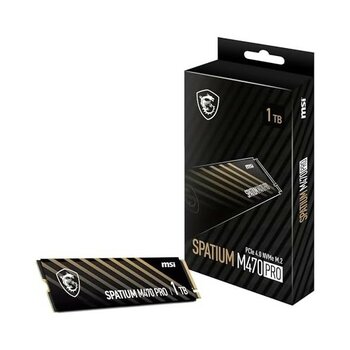 Msı SSD Spatıum M470 Pro Pcıe 4.0 Nvme M.2 1tb R:6000 W:4500
